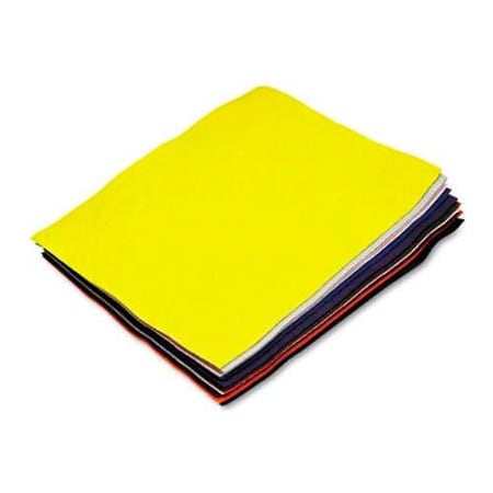 The Chenille Kraft Co Chenille Kraft Felt Sheet Pack, Rectangular, 9 x 12, Assorted Colors, 12/Pack 3907-01